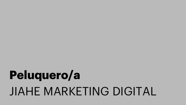 Peluquero/a