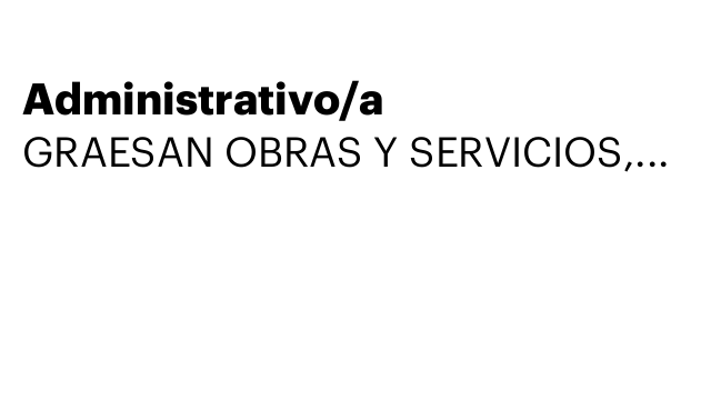 Administrativo/a