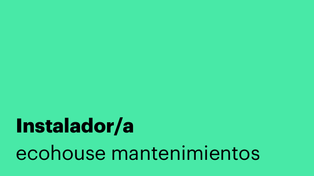 Instalador/a