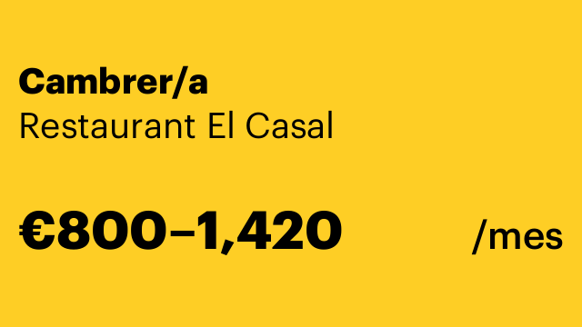 Cambrer/a