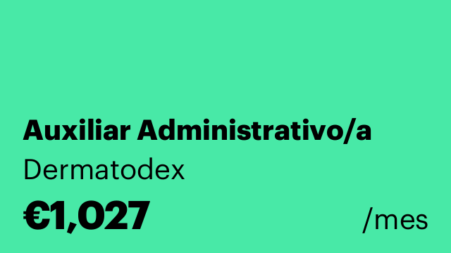 Auxiliar Administrativo/a