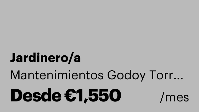 Jardinero/a