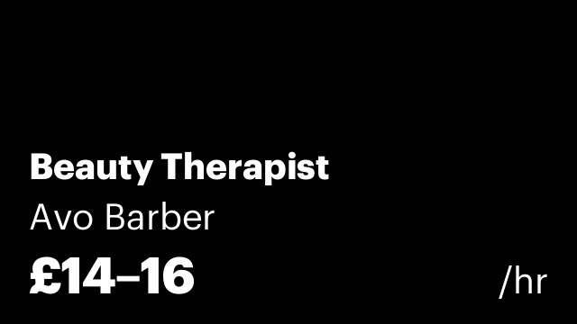 Beauty Therapist