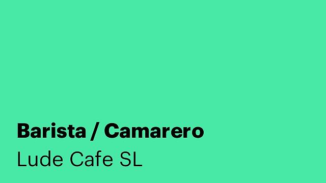 Barista / Camarero