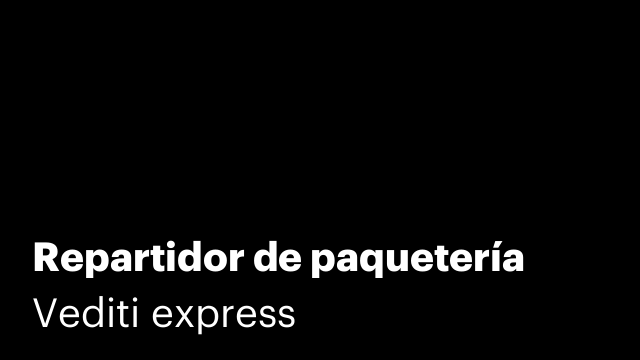 Repartidor de paquetería