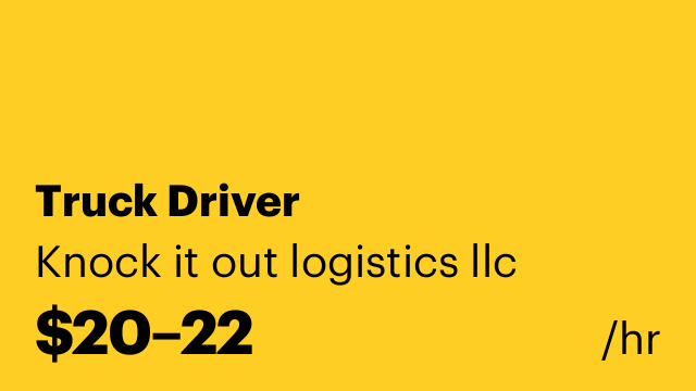 Truck Driver