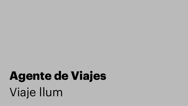 Agente de Viajes