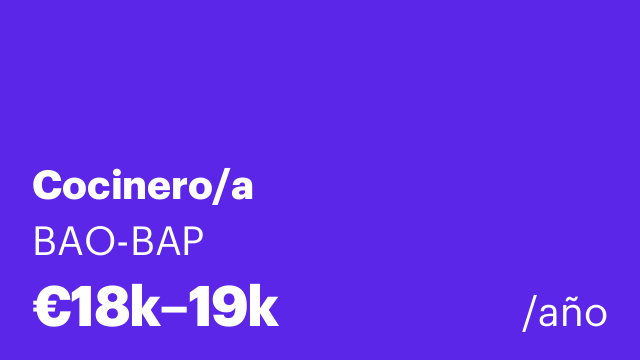 Cocinero/a