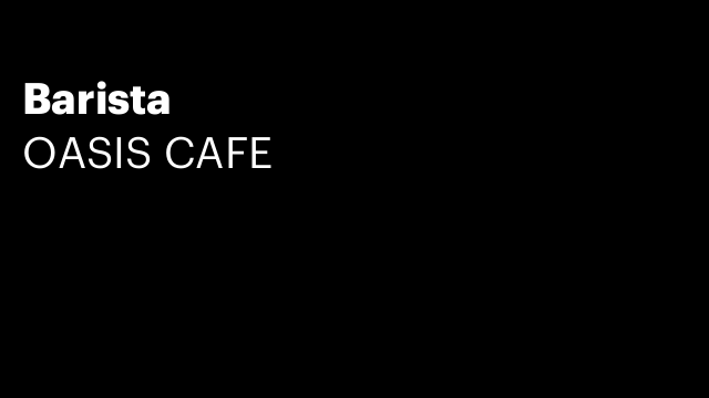 Barista