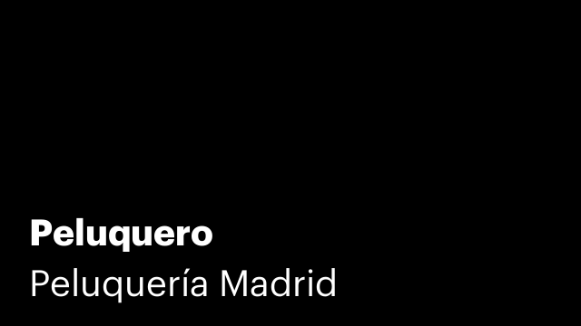 Peluquero
