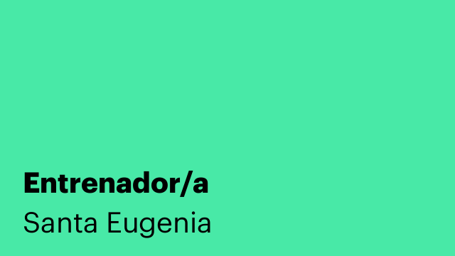 Entrenador/a