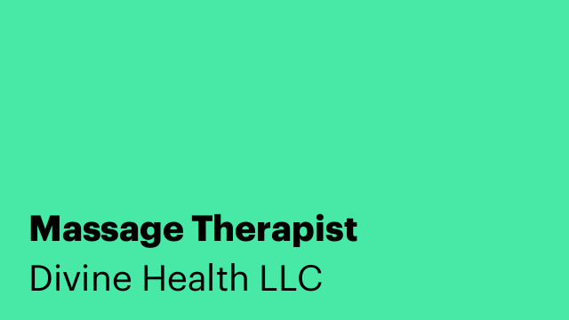 Massage Therapist