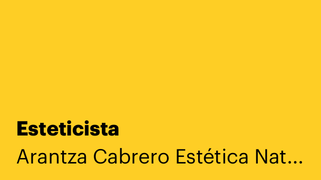 Esteticista