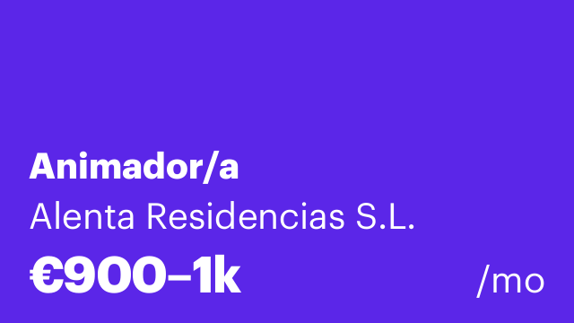 Animador/a