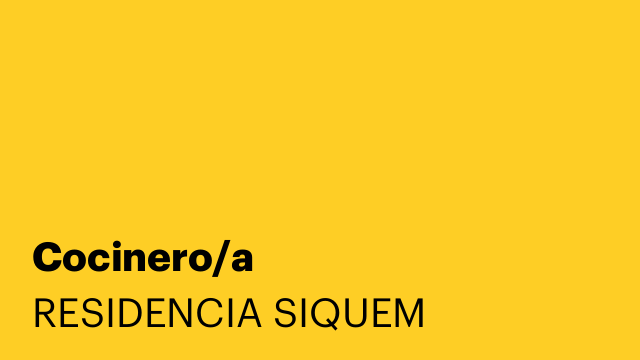 Cocinero/a