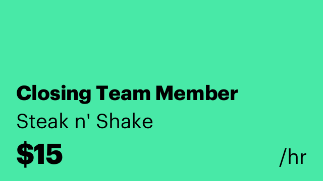 Closing Team Member