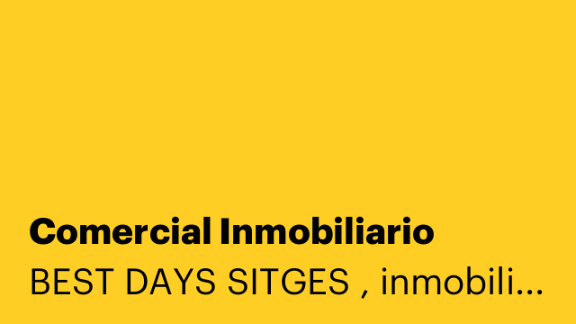 Comercial Inmobiliario