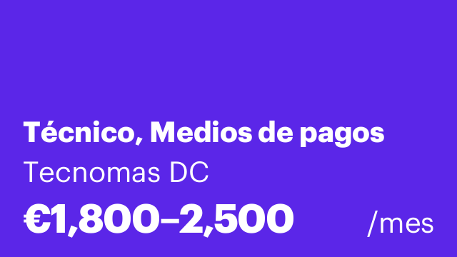 Técnico, Medios de pagos