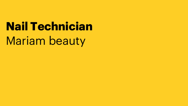 Nail Technician