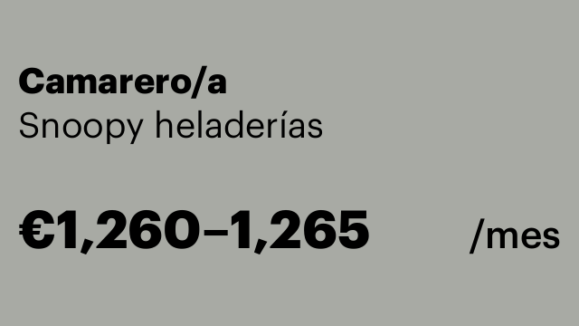 Camarero/a