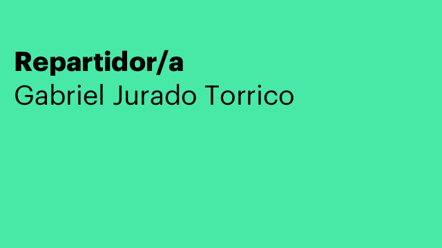 Repartidor/a