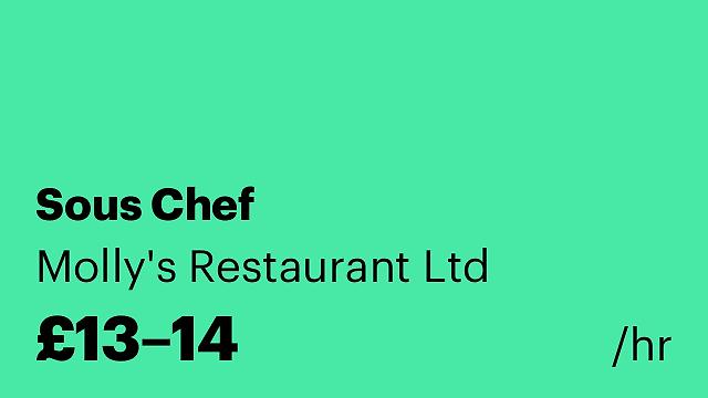 Sous Chef