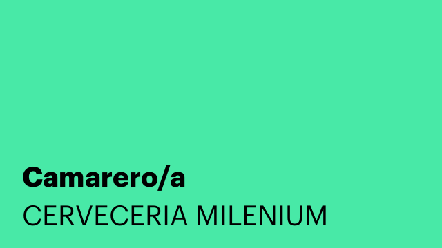 Camarero/a