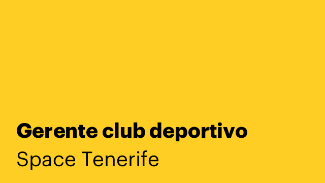 Gerente club deportivo
