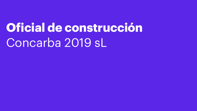 Oficial de construcción