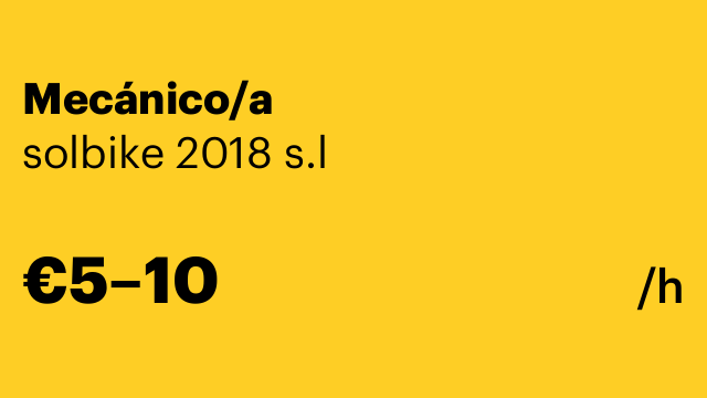 Mecánico/a