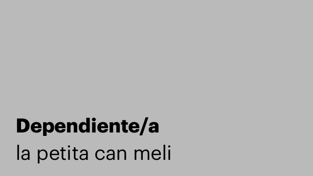 Dependiente/a