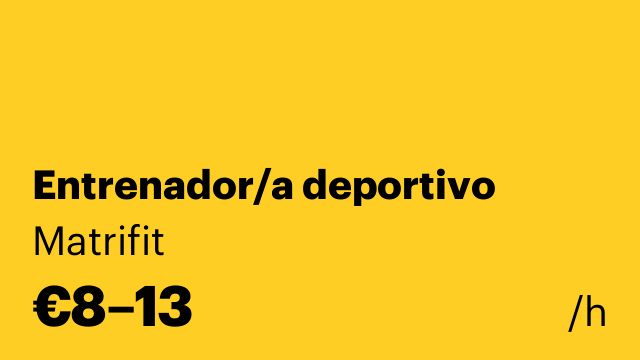 Entrenador/a deportivo