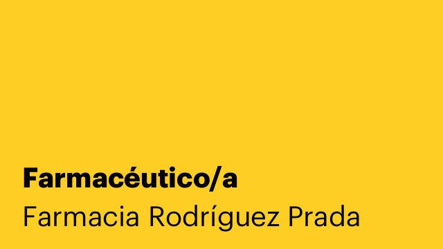 Farmacéutico/a