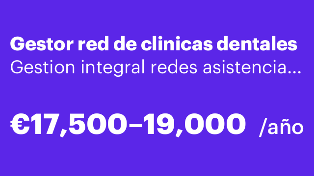 Gestor red de clinicas dentales