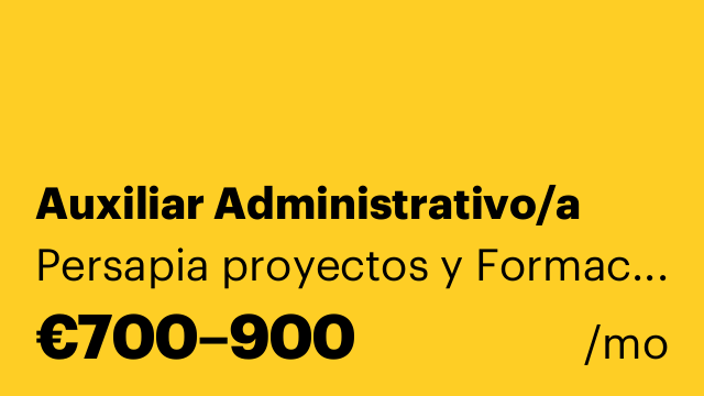 Auxiliar Administrativo/a