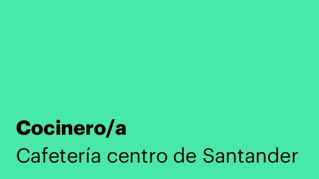 Cocinero/a