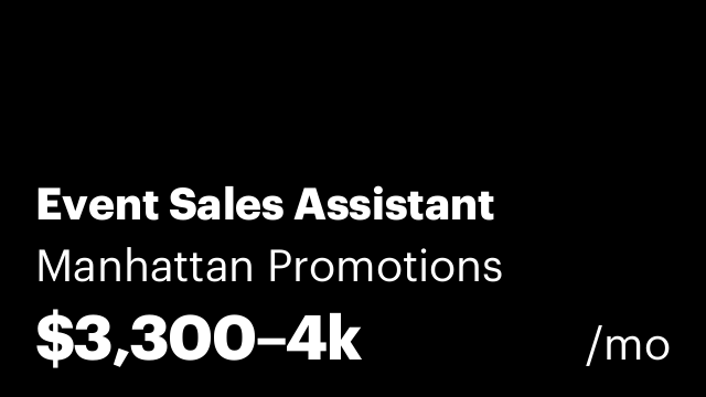 Event Sales Assistant