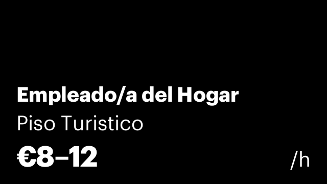 Empleado/a del Hogar