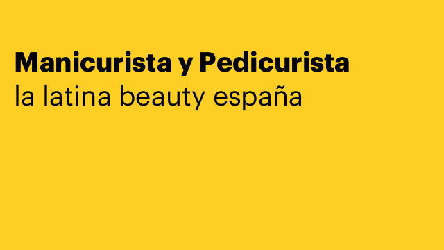 Manicurista y Pedicurista