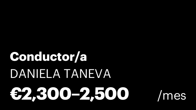 Conductor/a