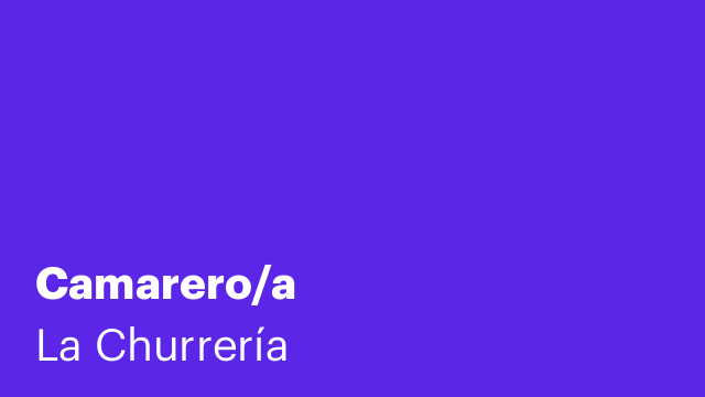 Camarero/a