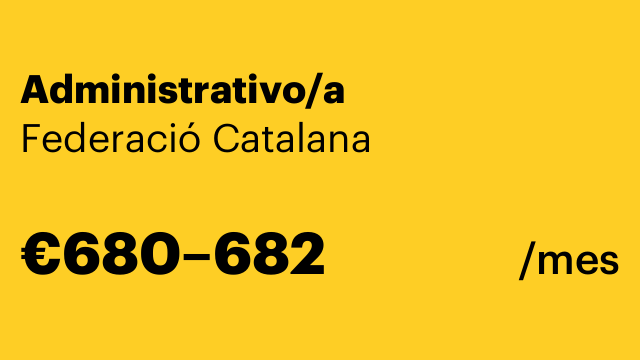 Administrativo/a