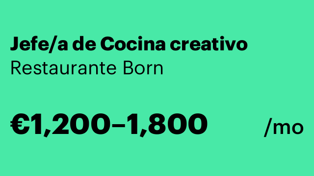 Jefe/a de Cocina creativo