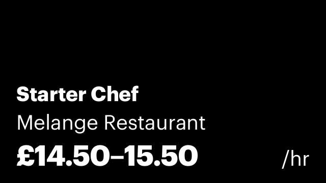 Starter Chef