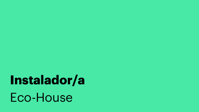 Instalador/a