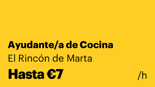 Ayudante/a de Cocina