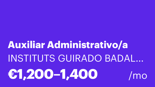 Auxiliar Administrativo/a