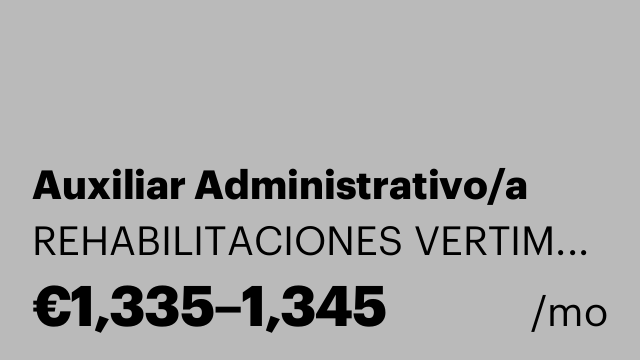 Auxiliar Administrativo/a