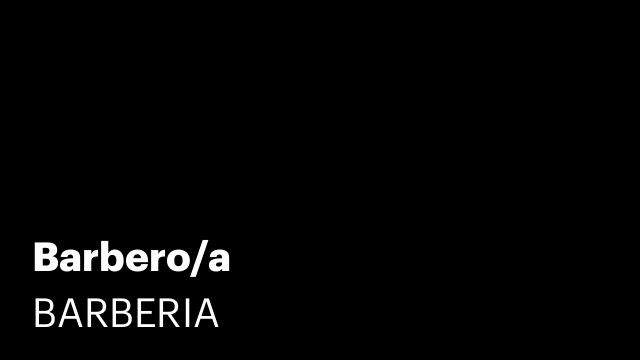 Barbero/a