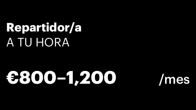 Repartidor/a